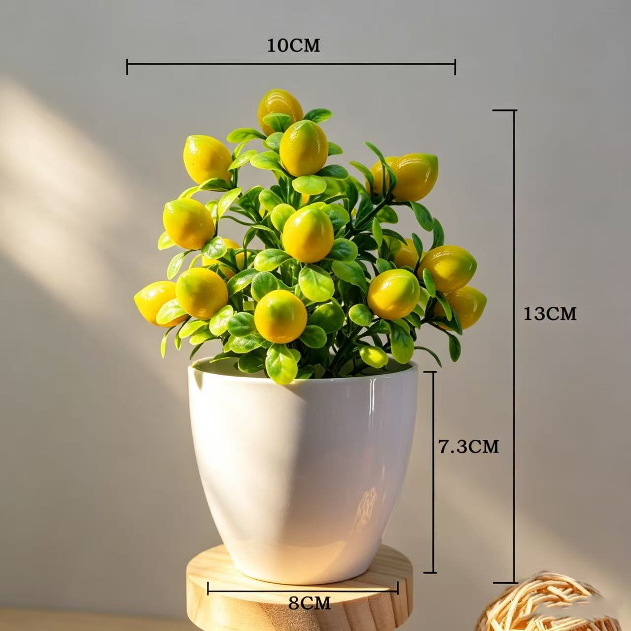 Bonsai Garden For Home - Sztuczne drzewka owocowe Bonsai Symulacja Małe