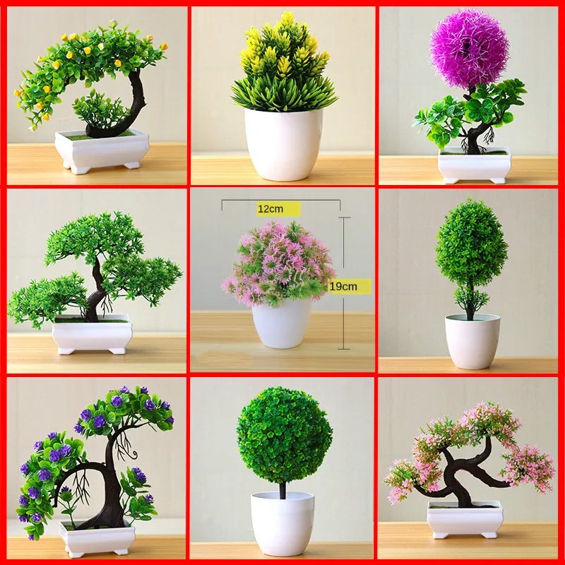 Bonsai Garden For Home - Sztuczne małe drzewka, rośliny doniczkowe, sztuczne