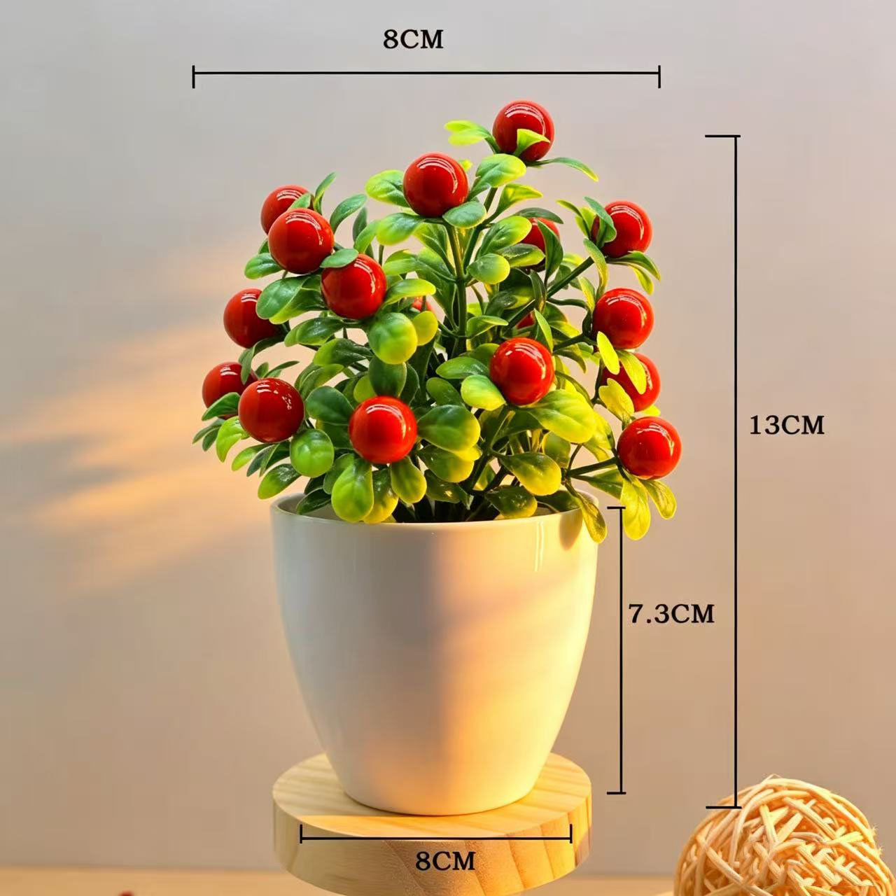 Sztuczne drzewka owocowe Bonsa – Bonsai Garden For Home recenzja i cena