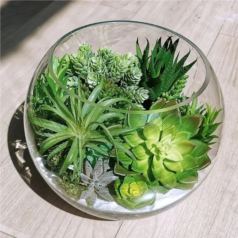 10/20 szt. Sztuczne sukulenty  – Bonsai Garden For Home recenzja i cena
